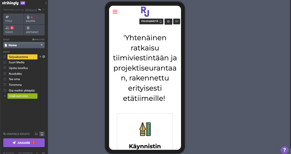 Silmiinpistävästi kansainväliseen myyntiin - responsiivinen suunnittelu