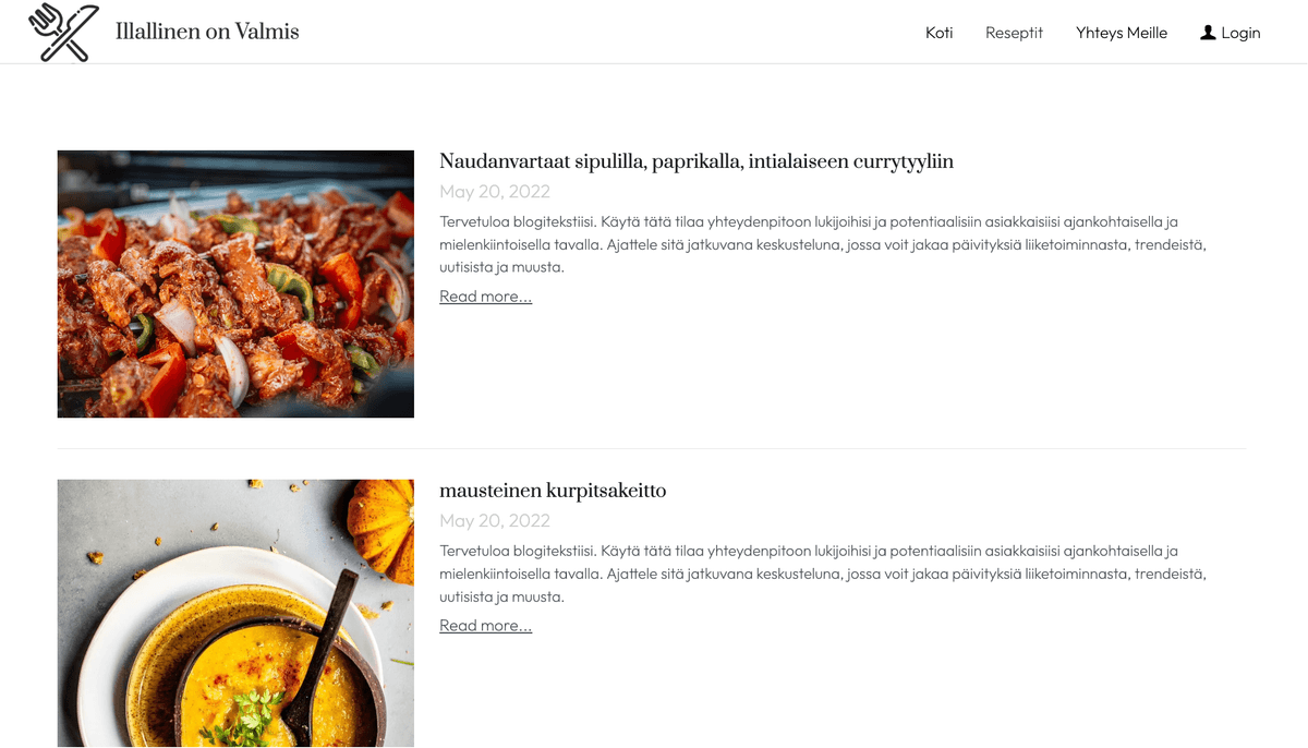 Strikinglyn Dinner is Done -malli