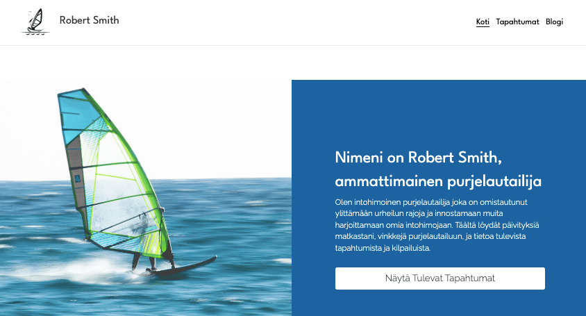 Purjelautailija Malli