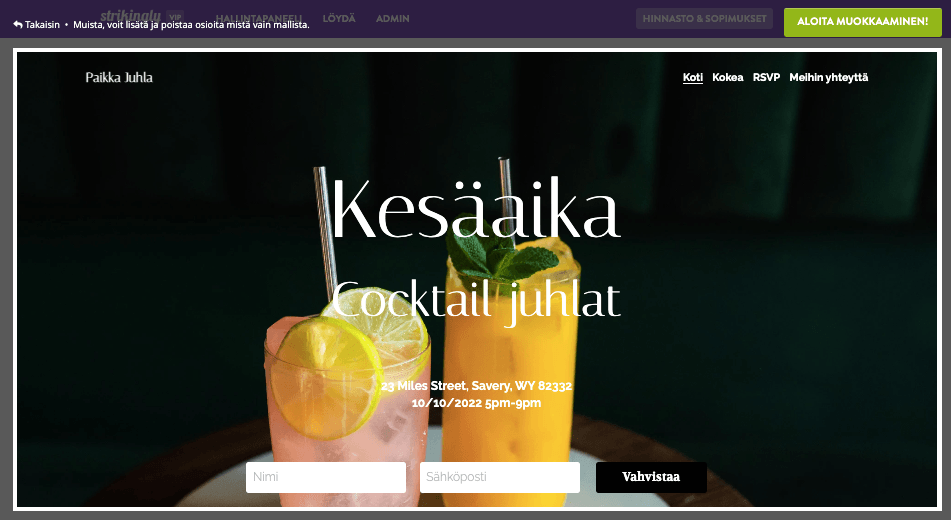 Kahviliiketoiminnan rakentaminen Strikinglyllä