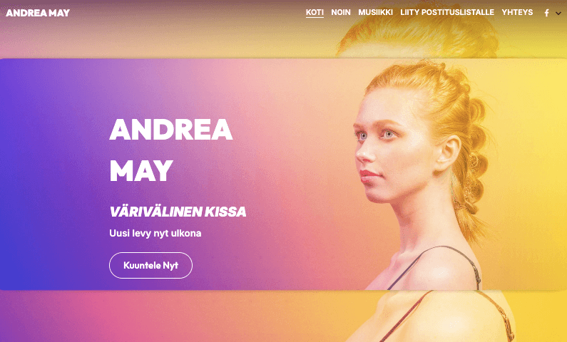 Andrea May -malli Strikinglyltä