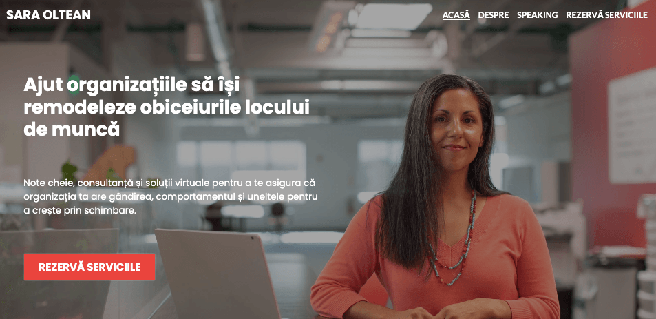 Sarah Worthyn malli Strikinglyltä