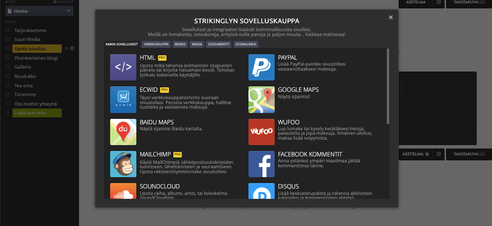 Silmiinpistävä esimerkki innovatiivisista web-suunnitteluratkaisuista - Saumaton integrointi kolmannen osapuolen työkaluihin