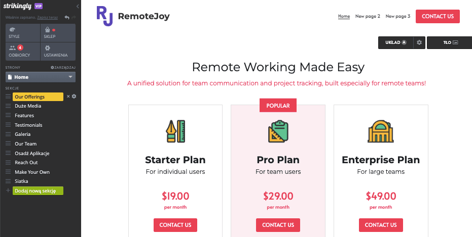 Jak zwiększyć sprzedaż w e-commerce dzięki Strikingly – Twórz atrakcyjne treści