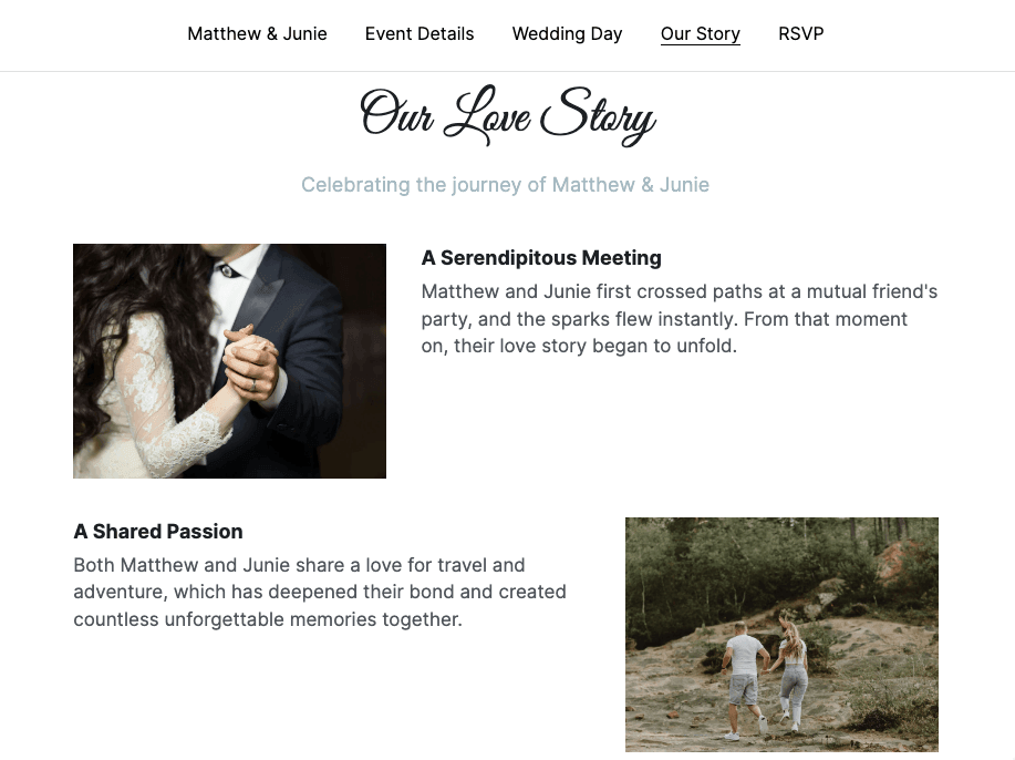 Matthew & Junie Häät Malli Strikinglystä