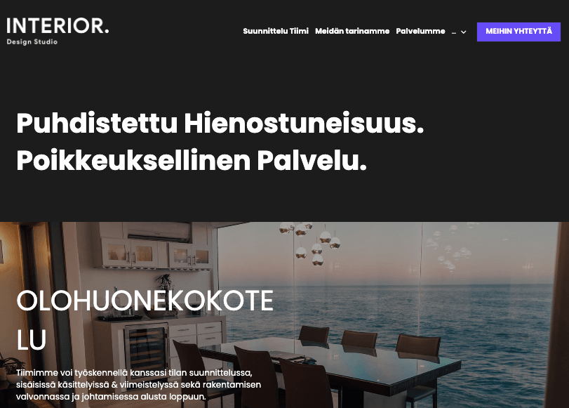 Strikinglyn sisäpalveluliiketoiminnan malli