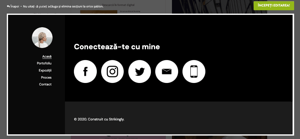Cum să atragi cititori de blog cu Strikingly - Încurajează distribuirea pe rețelele sociale