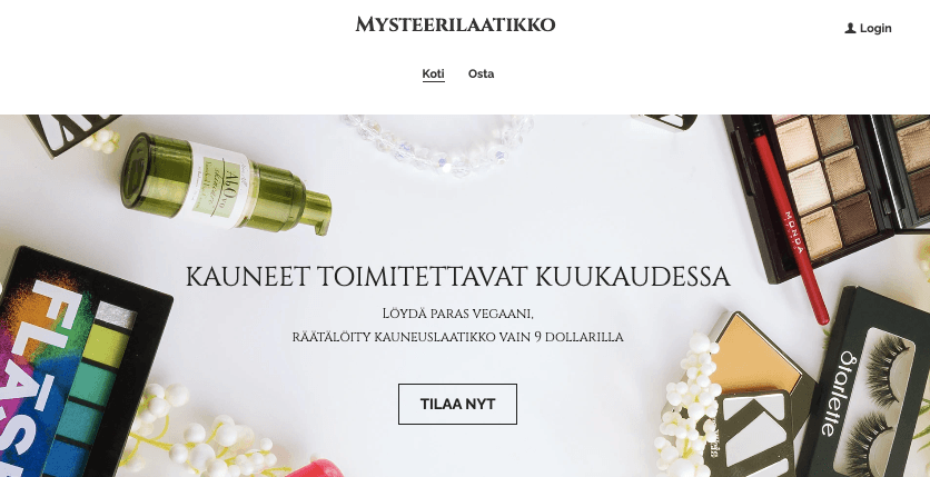MysteryBox Online Template Strikinglyltä