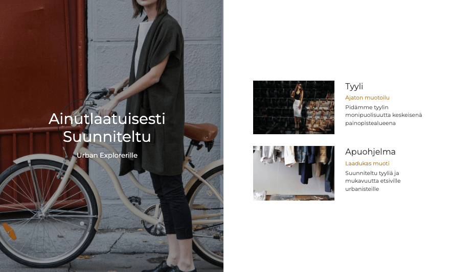 Strikinglyn näkökulmasta verkkokauppasivustojen suunnittelu