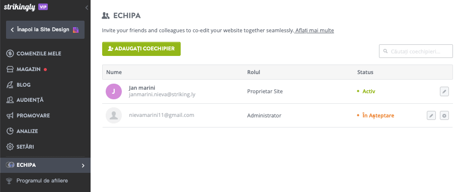 Funcție de echipă izbitor de bună