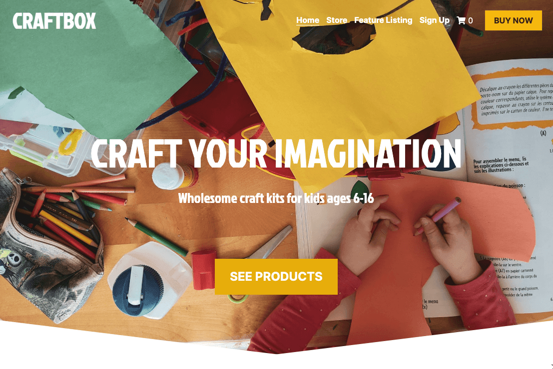 CraftBox Szablon Zakupów Online