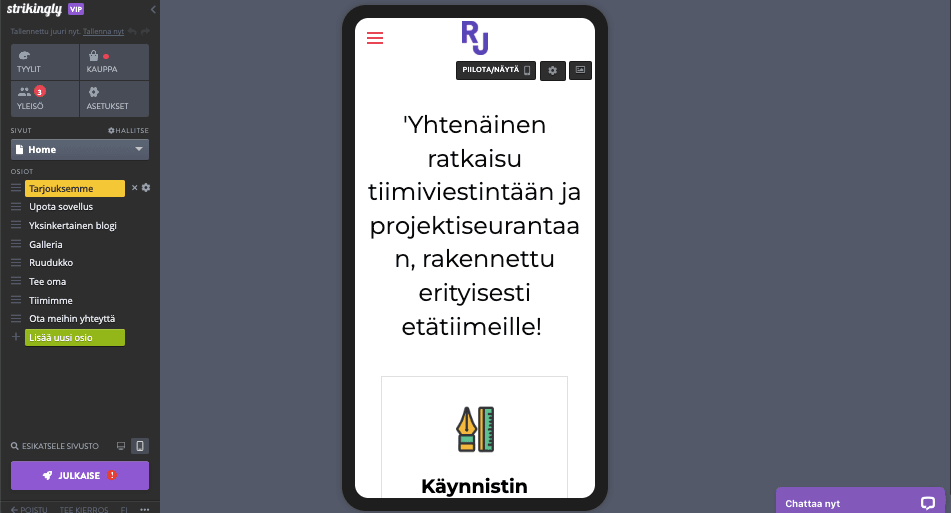 Strikinglyn Rooli Useiden Liiketoimintojen Hallinnassa ja Omistamisessa - Vasteellinen Suunnittelu