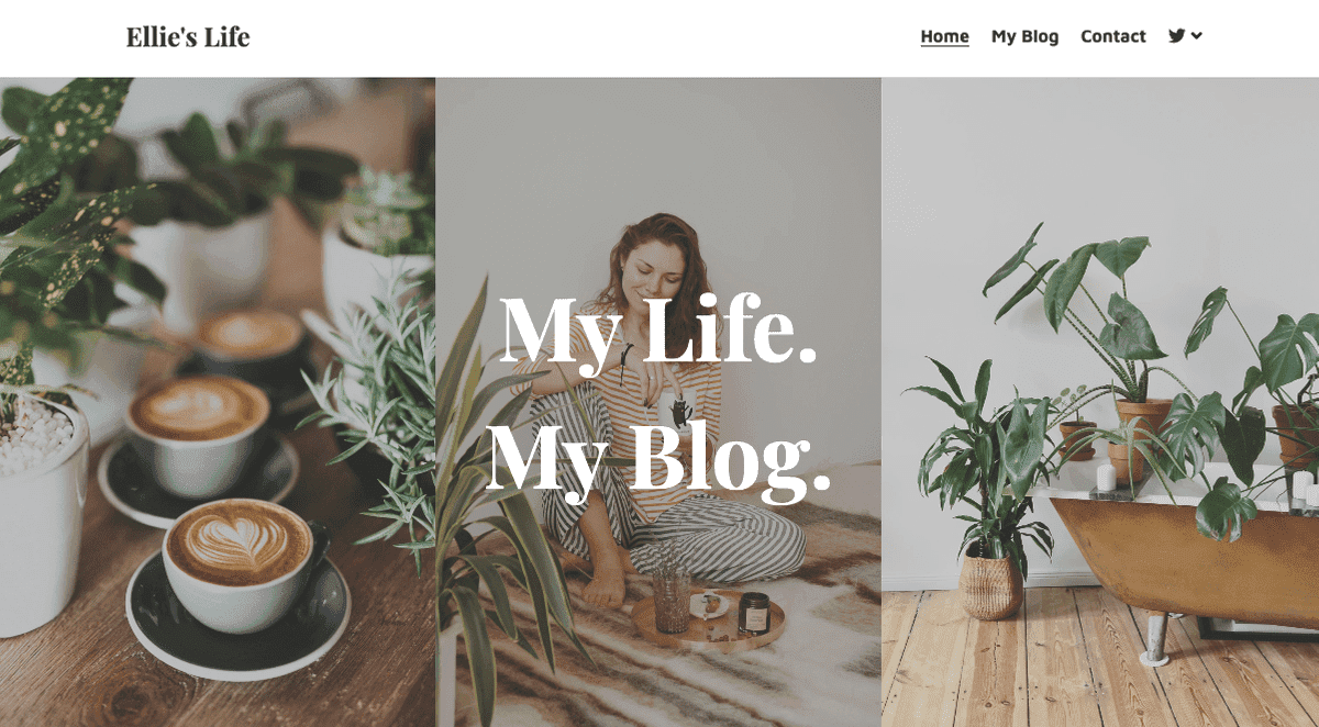 Szablon bloga Ellie's Life