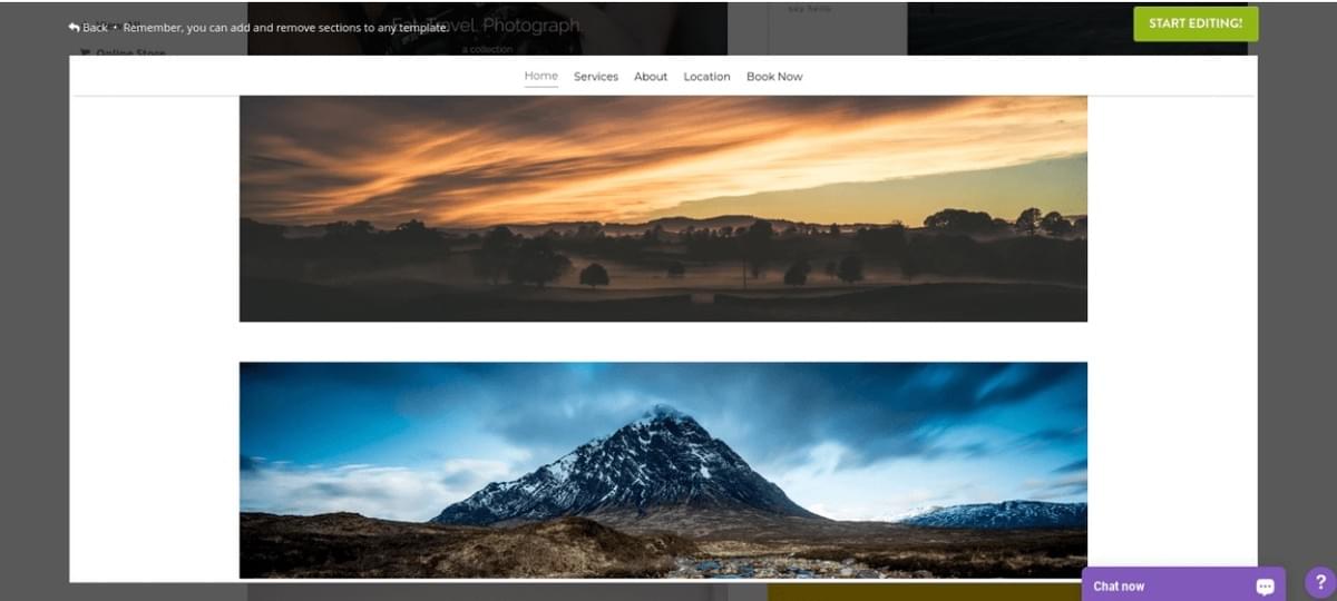 Afbeelding afkomstig van Strikingly