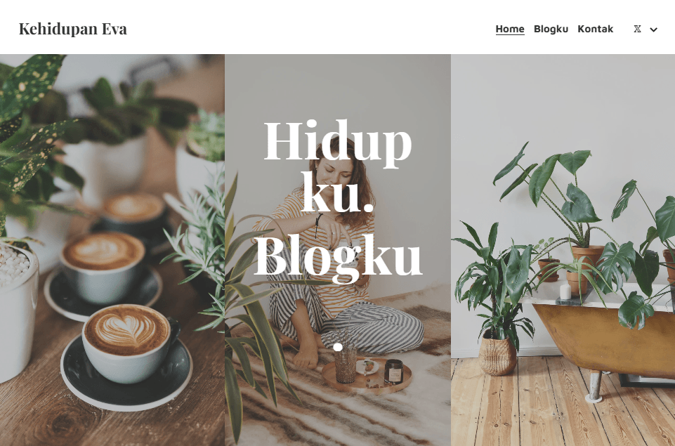 Template Blog Kehidupan Ellie