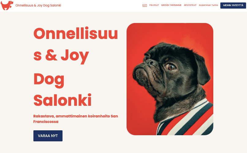 Happy Dog Salon -malli Strikinglyltä