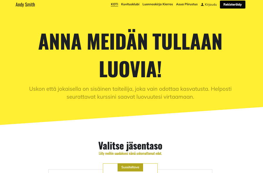 Let's Get Creative Template Strikinglyltä