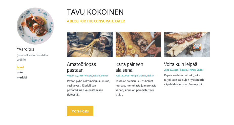 Pienen blogimarkkinointimallin