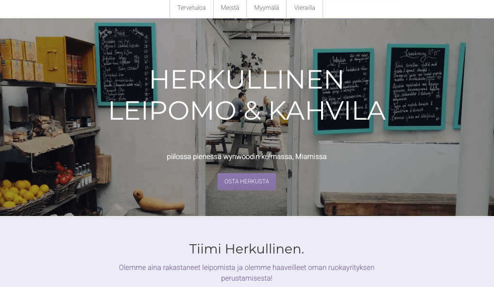 Minimal Store Template Strikinglyltä