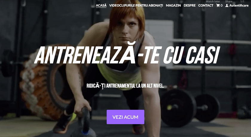 Povestirea vizuală: antrenează-te cu șablonul Cathy de la Strikingly