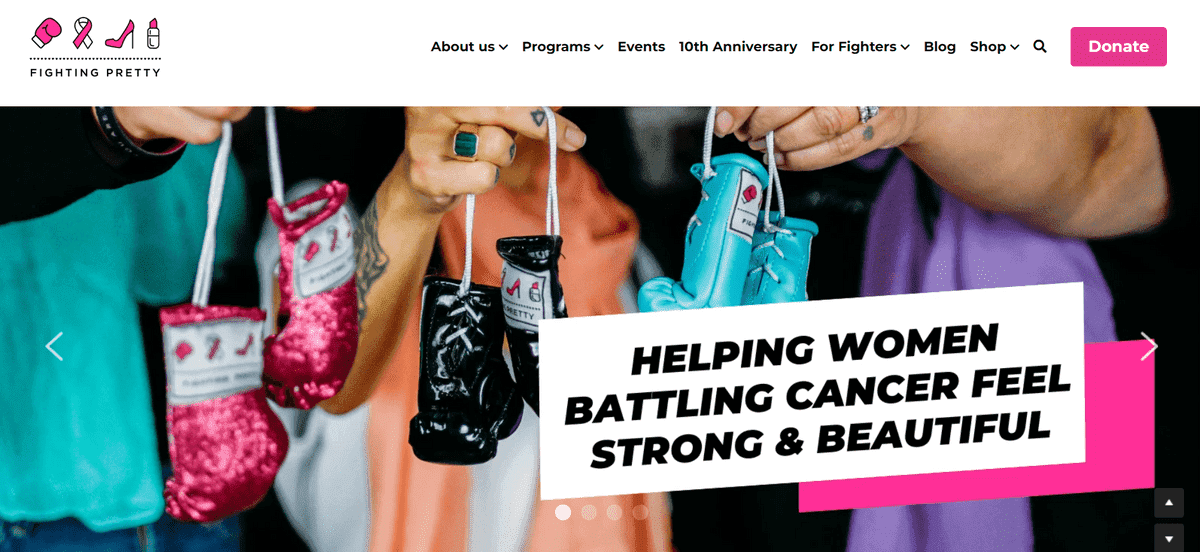 Utwórz witrynę non-profit, taką jak Fighting