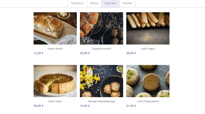 Minimal Store -malli livechatilla