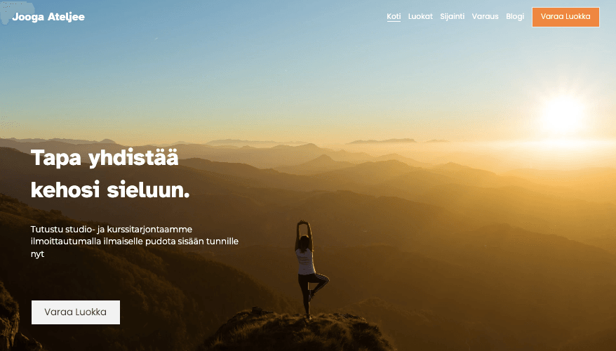 Yoga-malli Strikinglyltä