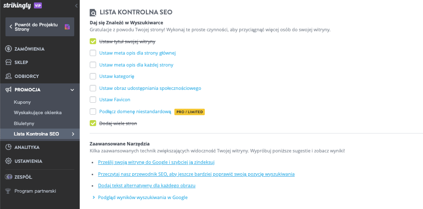 Jak Strikingly Może Łatwo Pomóc w Rebrandingu - Narzędzia SEO