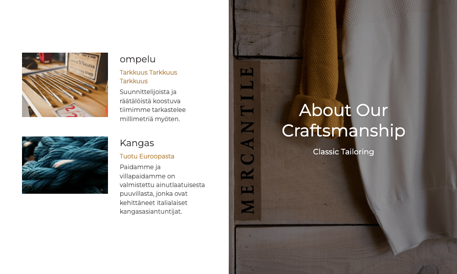 Näkymämalli Strikinglystä