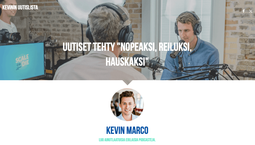 Podcast-malli Strikinglyltä