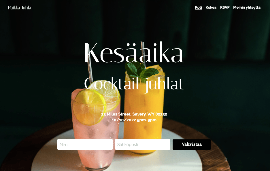 PlaceParty-malli Strikinglyltä