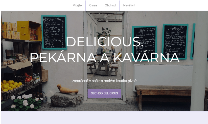 Minimal Online Store Template von Strikingly