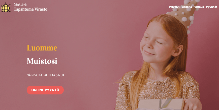 Kuva otettu Strikinglystä - Striking Events -mallipohja 