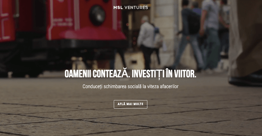 Strikingly: MSL Ventures Template