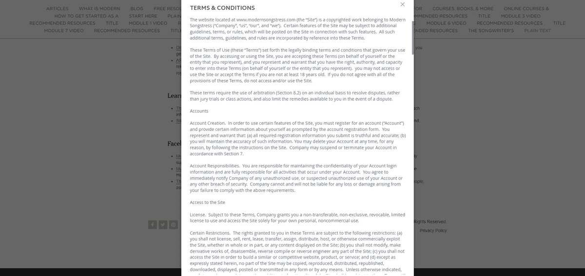 Kuva otettu alkaen Moderni Laulajatar