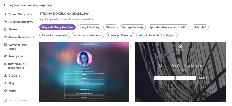 Jak Strikingly Może Łatwo Pomóc w Rebrandingu - Szablony do Dostosowania