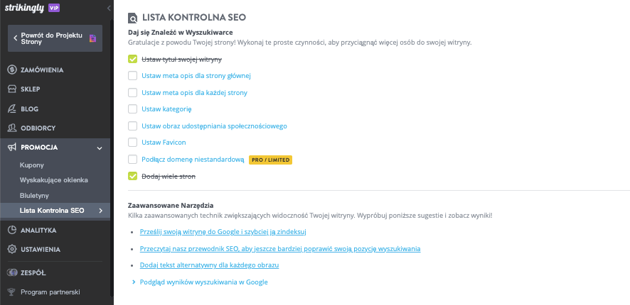 Rola Strikingly w marketingu interaktywnym – optymalizacja SEO