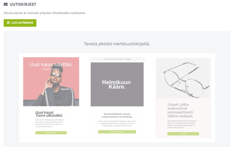 Strikingly Uutiskirje