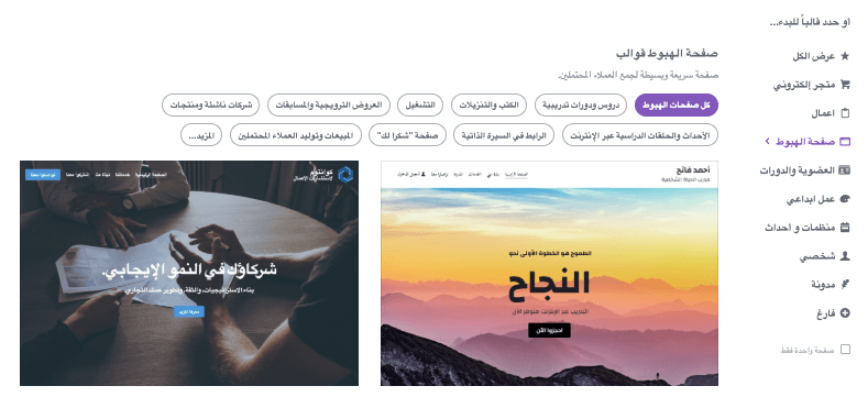 الصورة مأخوذة من Strikingly