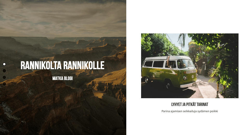 Strikinglyn Perspektiivi Blogimalli