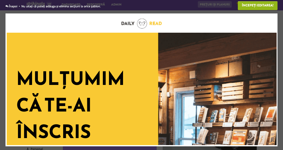 Rolul Strikingly în marketingul interactiv - integrarea rețelelor sociale