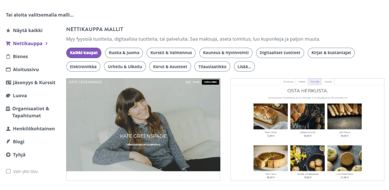 Kestävien pakkausratkaisujen tarjonta - Strikingly