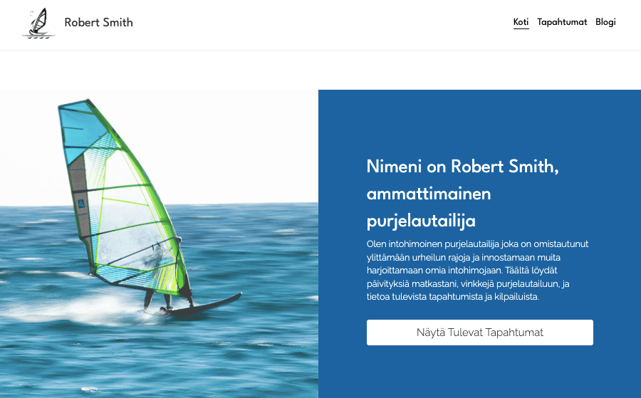 Windsurger-malli Strikinglyltä