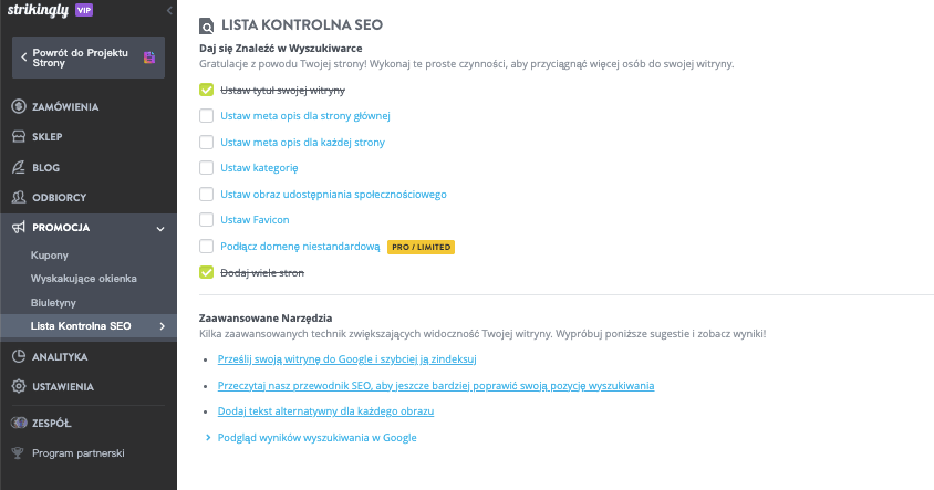 Jak zdobyć czytelników bloga dzięki Strikingly – optymalizacja pod kątem SEO