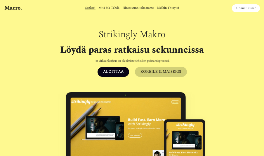 Strikinglyn makromalli