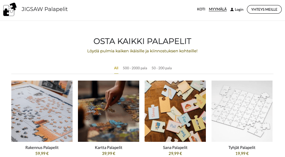 Palapelin mallipohja Strikinglystä