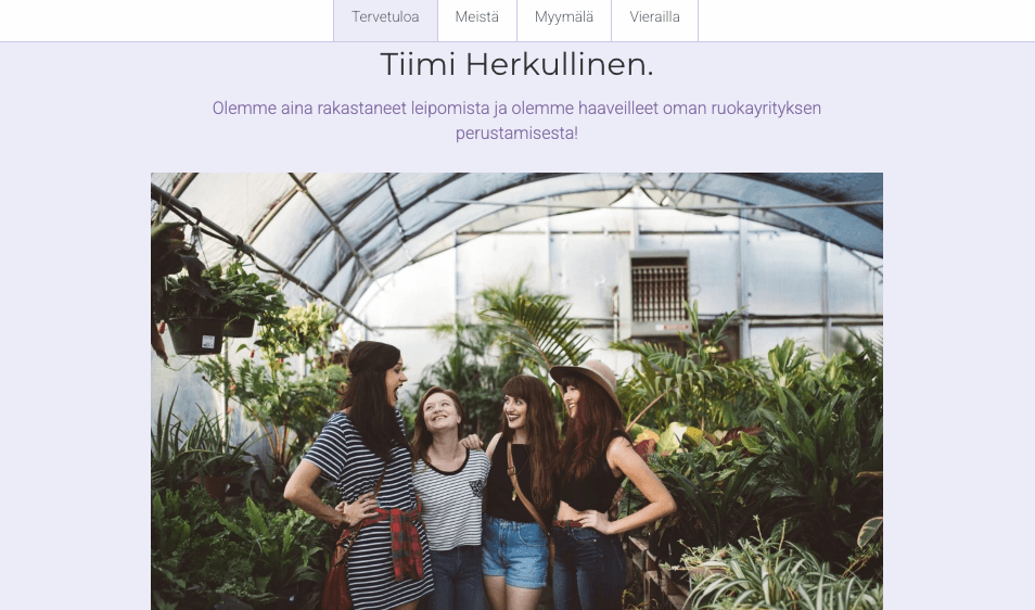Minimal Template Strikinglyltä