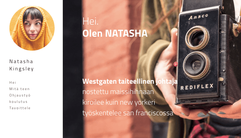 Tyylikäs malli Strikinglyltä