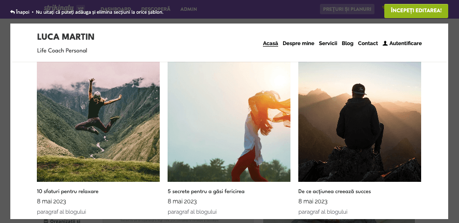 Cum poate Strikingly implementa funnel-ul de vânzări în marketingul digital - Conținut atractiv