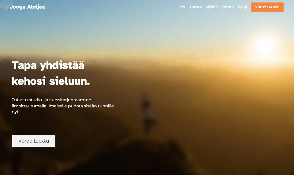 Jooga Blogimarkkinointipohja